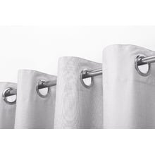 Lynden Grey Blockout Eyelet Curtains (Set of 2)