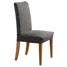 Stretch Faux Linen Dining Chair Cover Only