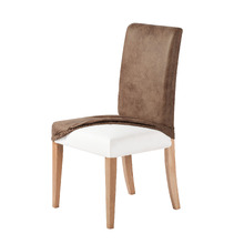 Stretch Premium Faux Leather Dining Chair Cover Only