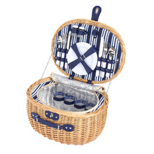 4 Person Adelaide Wicker Picnic Basket