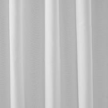 Georgia White Sheer Rod Pocket Curtains (Set of 2)