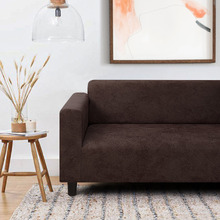 Snowflake Premium Faux Leather Sofa Cover Only