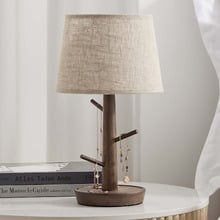 Marilyn Rubberwood Table Lamp