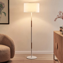 Maddison Rubberwood Floor Lamp