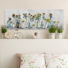 Sunflower Sets Stretched Canvas Wall Art