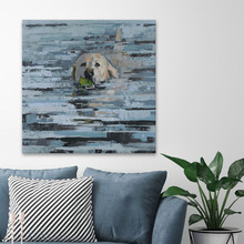 Stuck in the Hole Stretched Canvas Wall Art
