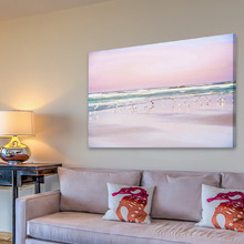 Pastel Beach Canvas Wall Art