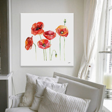 Poppy Field Canvas Wall Art