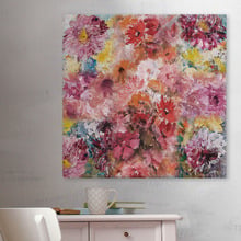 Spring Beauties Stretched Canvas Wall Art