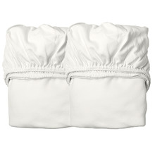 Leander Organic Cotton Cot Fitted Sheets (Set of 2)