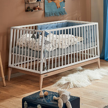 Leander Luna Beech & Oak Wood Cot