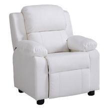 Kids' Faux Leather Recliner Chair