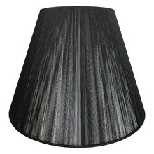 Xena Black Cotton Lamp Shade