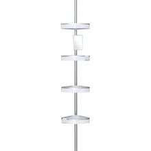 4 Tier HiRISE Shower Caddy with Mirror