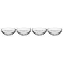 Duralex Lys Stackable 6cm Glass Dip Bowls (Set of 4)