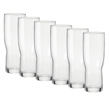 New Pilsner 580ml Beer Glasses (Set of 6)