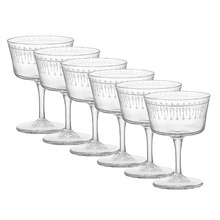 Bartender Art Deco 220ml Martini Glasses (Set of 6)