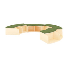 Jooyes Kids' Arched Bench & Storage