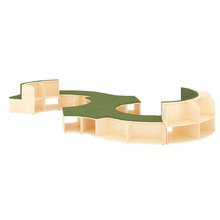 Jooyes Kids' 420cm Clara Modular Bench & Storage