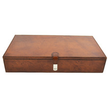 Tan Leather Jewellery Box