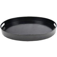 Oval Leather Tray