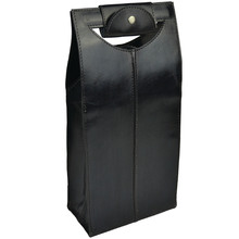 Leather Double Wine Holder