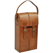 Leather Double Wine Carrier