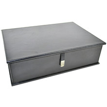 Pancho Leather Document Box