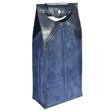 Ameera Suede Leather Double Wine Bottle Carrier
