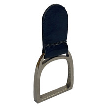 Blue Leather Napkin Ring