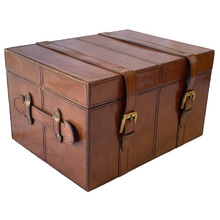 Decor Genuine Leather Trunk Box