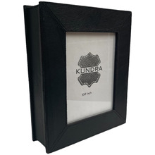 Decor Genuine Leather Key Holder Box with 4 Hooks