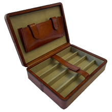 Tan Bar 4 Slot Cigar Box
