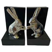 Equestrian Standing Rabbit Bookends (Set of 2)