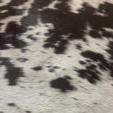 Black & White Juery Cube Leather Ottoman