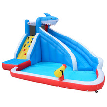 Shark Slide & Splash Inflatable