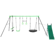 Station Swing Set with Slide
