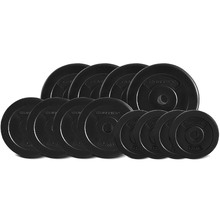 13 Piece Cortex 40kg EnduraCast Curl Bar Weight Set