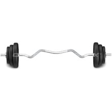 13 Piece Cortex 40kg EnduraCast Curl Bar Weight Set