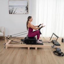 Stellar Maple Wood Pilates Reformer Bed