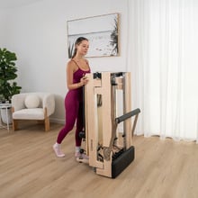Stellar Maple Wood Pilates Reformer Bed