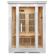 190cm Hestia Hemlock Wood Infrared Sauna