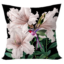 Spring Garden Velvet Cushion