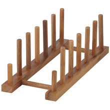 Natural Wooden Plate Stand