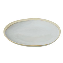 White 35cm Stoneware Serving Platter