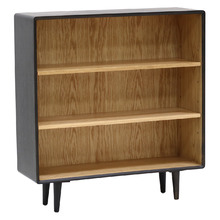 Twin Oak Wood Shelving Unit