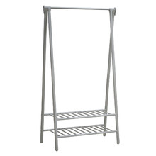 Japandi Oak Wood Clothing Rack