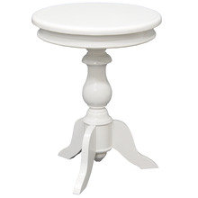 White Round Wine Table