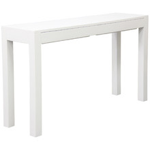 White Amsterdam 2 Drawer Console Table