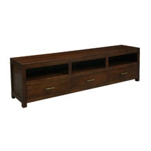 190cm Paris Mahogany Wood Entertainment Unit